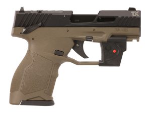 TAURUS TX22C 22LR BK/OD 3.5" VIRIDIAN
