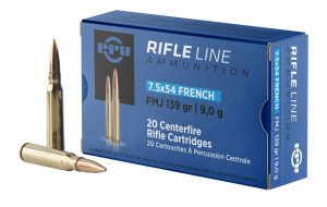 PPU PP7F Metric Rifle  7.5x54French 139gr Full Metal Jacket 20 Per Box/10 Case