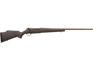 Weatherby Mark V WeatherMark Bronze Rifle 6.5 WBY RPM 26 in. Bronze Webbing Threaded Barrel