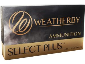Weatherby Select Plus Rifle Ammo 340 WBY 250 gr. Hornady Interbond 20 rd.