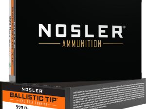 Nosler Varmint Ballistic Tip Rifle Ammunition 223 Rem. 40 gr. BTLF SP 20 rd.