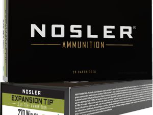 Nosler Expansion Tip Rifle Ammunition 270 Win. 130 gr. ET SP 20 rd.