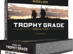 Nosler Trophy Grade Rifle Ammunition 300 Win. Mag. 180 gr. PT SP 20 rd.