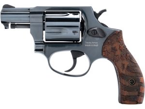 Heritage Roscoe Revolver 38 Spl. 2" Black w/US Flag Wood Grip 5 rd.