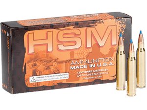HSM Varmint Rifle Ammunition 22-250 Rem. BlitzKing 50 gr. 20 rd.