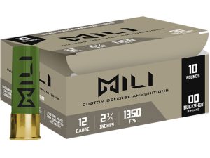 Mili Self-Defense Shotgun Loads 12 ga. 2.75 in. 00-Buck 10 rd.