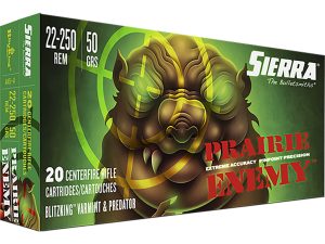 Sierra Prairie Enemy Rifle Ammo 22-250 Rem. 50 gr. BlitzKing