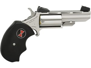NAA Black Widow Revolver 22 LR Stainless/Black 2 in. 5 rd. AS