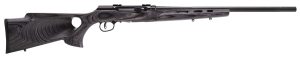 Savage Arms 47800 A Series Matte Gray Full Size 17 WSM 8+1 22" High Luster Heavy Barrel, High Luster Drilled & Tapped Carbon Steel Receiver, Matte Gray Thumbhole Laminate Stock, Right Hand