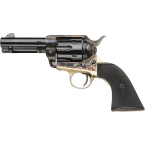 Pietta Gunfighter Revolver 9mm 3.5 in. Checkered Black Polimer Grip 6 rd.