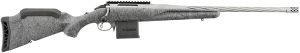 Ruger 46908 American Gen II 204 Ruger 10+1, 20" Gun Metal Gray Cerakote Spiral Threaded Barrel, Gun Metal Gray Cerakote Receiver w/Picatinny Rail, Gray Splatter Adjustable Synthetic Stock