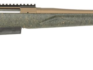 Ruger 46937 American Predator Gen II Full Size 400 Legend 5+1 22" Burnt Bronze Cerakote Threaded Barrel, Picatinny Rail Steel Receiver, Green Splatter Adjustable Synthetic Stock