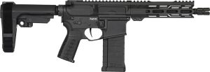 CMMG 54AE10FAB Banshee MK4 5.7x28mm 32+1, Black Nitride Medium Taper Threaded Barrel, EML 11" M-LOK Handguards, Black Armor Cerakote Aluminum Picatinny Rail Receiver, CMMG Zeroed Grips