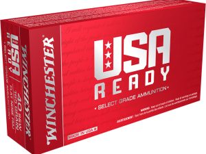 Winchester USA Ready Pistol Ammo 40 S&W 165 gr. FMJ Flat Nose 50 rd.