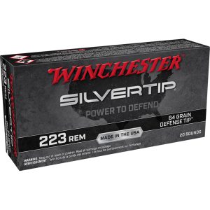 Winchester Silvertip Rifle Ammo 223 Rem. 64 gr. Defense Tip 20 rd.