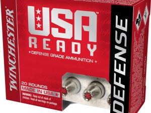 Winchester USA Ready Defense Pistol Ammo 9mm 124 gr. Hex-Vent HP 20 rd.