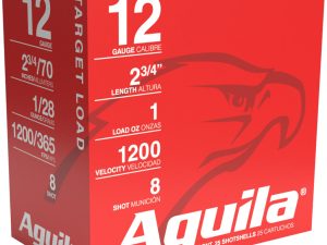 Aguila Target Shotgun Load 12 ga. 2.75 in. 1 oz. 1200 FPS 8 Shot 25 rd.