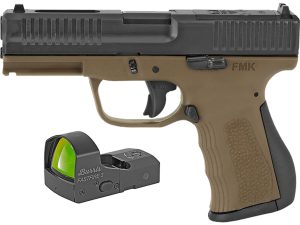 FMK Elite Pro Pistol Package 9mm 4 in. Burnt Bronze 14 rd. w/ Optic