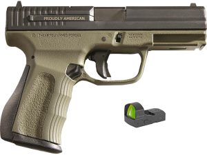 FMK Elite Pro Pistol Package 9mm 4 in. OD Green 14 rd. w/ Optic