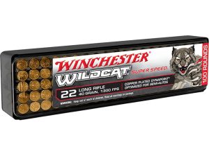 Winchester Wildcat Rimfire Ammo 22 LR. 40 gr. Dynapoint Super Speed 100 rd.