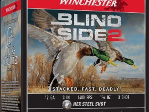 Winchester Blind Side 2 Shotgun Ammo 12 ga. 3 in. 1 3/8 oz. 3 Shot 25 rd.