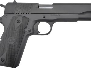 Rock Island 56867 GI  Sports South Exclusive Full Size Frame 10mm Auto 8+1 5" Black Bull Barrel, Black Parkerized Serrated Steel Slide, Black Parkerized Steel Frame w/Beavertail, Black Rubber Grip