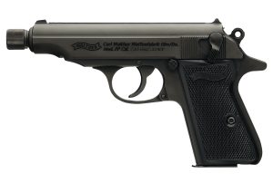 Walther Arms 4796063 PP SD Carry Frame 32 ACP 8+1 3.90" Black Steel Threaded Barrel, Black Steel Slide & Frame w/Beavertail, Black Polymer Grip