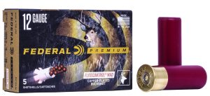 Federal PFC15400 Premium Vital-Shok 12Gauge 2.75" 9Pellets 00BuckShot 5 Per Box/50 Case