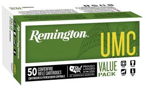 Remington Ammunition 23908 UMC Value Pack 223Rem 50gr Jacketed Hollow Point 50 Per Box/8 Case
