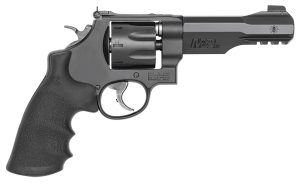 Smith & Wesson 170292 M&P Performance Center R8 357 Mag Or 38 S&W Spl +P 5" Black Barrel With Picatinny Acc. Rail, 8rd Black Cylinder, Black  Scandium Alloy N-Frame, Synthetic Grip