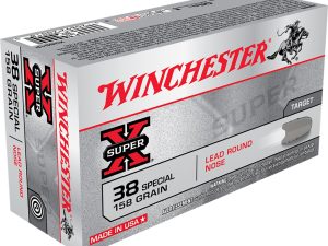 Winchester Super-X Pistol Ammo 38 Spcl. 158 gr. LRN 50 rd.
