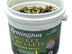 Remington Golden Bullet Rimfire Ammo 22 LR 36 gr. Plated HP 1400 rd.