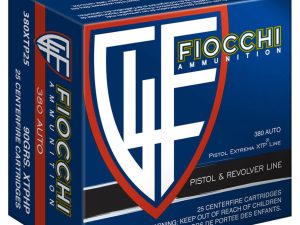 Fiocchi Hyperformance Defense Pistol Ammo 380 ACP 90 gr. XTP Hollow Point 25 rd.