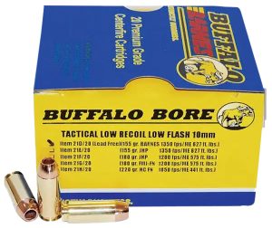 Buffalo Bore Ammunition 21D20 Buffalo-Barnes Strictly Business 10mmAuto 155gr Barnes TAC-XP Lead Free 20 Per Box/12 Case
