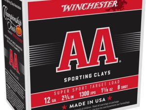 WINCHESTER AA 12GA 2.75" - 1-1/8OZ #8 1300FPS 250RD CASE