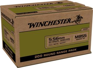 WINCHESTER USA 5.56X45 62GR - GREEN TIP 800RD CASE LOT