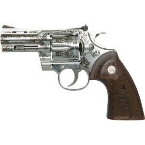 Colt Python Revolver 357 Mag 3 in Engraved Stainless 6 rd