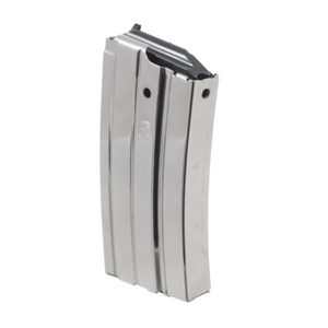 Ruger Mini-14 Rifle Magazine Nickel 5.56 NATO/.223 Rem 20/rd
