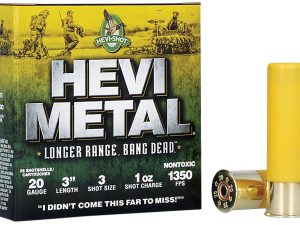 HEVI-Metal HS39003 HEVI-Metal Longer Range 20Gauge 3" 1oz 3Shot 25 Per Box/10 Case