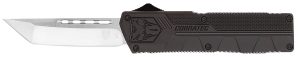 CobraTec Knives BCTLWTNS Lightweight  3.25" OTF Tanto Plain D2 Steel Blade/Black Aluminum Handle Includes Pocket Clip