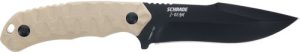SCHRADE KNIFE I-BEAM 5" FIXED - AUS-8 BLACK/FDE G10 HANDLE