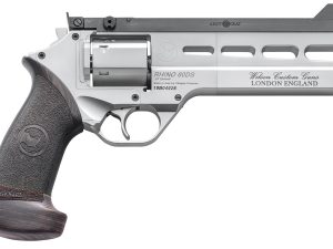 Chiappa Firearms 340302 Rhino Match Master 38 Special 6 Shot, 6" Gray PVD Steel Vent Rib Barrel & Cylinder, Gray PVD Aluminum Frame, Black Hogue Micarta Grip, Exposed Hammer