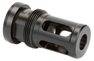 Griffin Armament GATMHC556 Taper Mount Hammer Comp Black Stainless Steel with 1/2"-28 tpi Threads, 1.94" OAL & 1.08" Diameter for 22 Cal