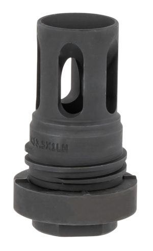 Yankee Hill 4315M13LA Mini QD Flash Hider Black Phosphate M13.5x 1 LH Threads 2.13" OAL for 5.56x45mm NATO AR-Platform