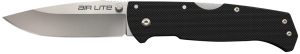 Cold Steel CS26WD Air Lite 3.50" Folding Drop Point Plain AUS-10A SS Blade/Black G10 Handle Includes Pocket Clip