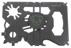 HME HMEWMT 20-In-1 Wallet Multi-Tool Black Metal Fixed