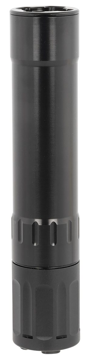 Yankee Hill 4380 Phantom Suppressor 22 Cal 114dB NRR 1.1" D Matte Black Aluminum/Stainless Steel 1/2"-28 tpi