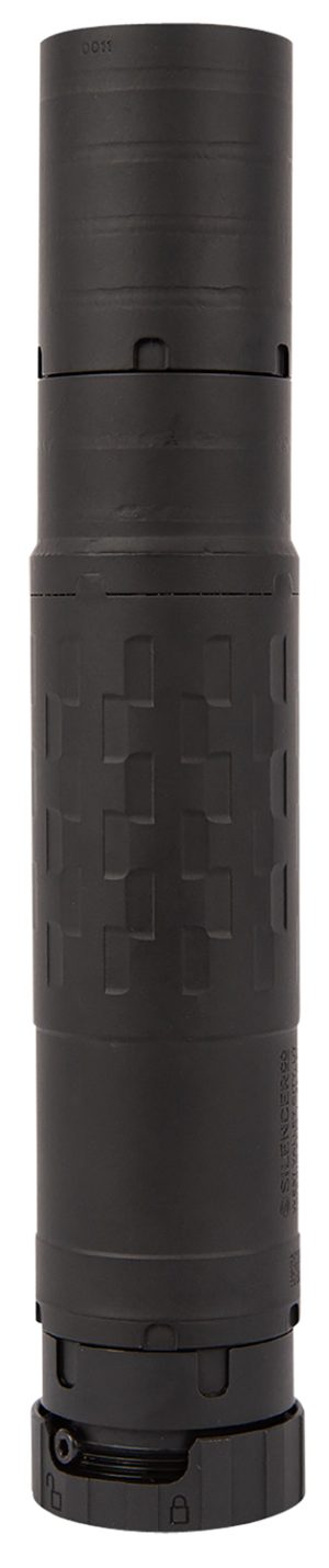 SilencerCo SU5107 Hybrid 46M  Multi-Caliber 1.57" Diameter Black Titanium/Inconel/Stainless Steel