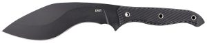 CRKT 2710 Clever Girl Kukri 7.75" Fixed Plain Black Powder Coated SK-5 Steel Blade/Black G10 Handle Includes Belt Clip/Lanyard
