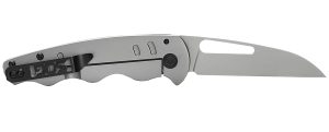 S.O.G SOG14520157 Escape FL 3" Folding Sheepsfoot Plain 8Cr13MoV SS Blade Silver w/ "SOG" Stainless Steel Handle Includes Pocket Clip